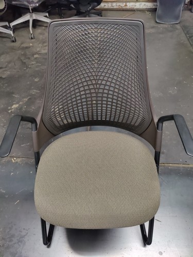 Brown sayl office - desk, chair