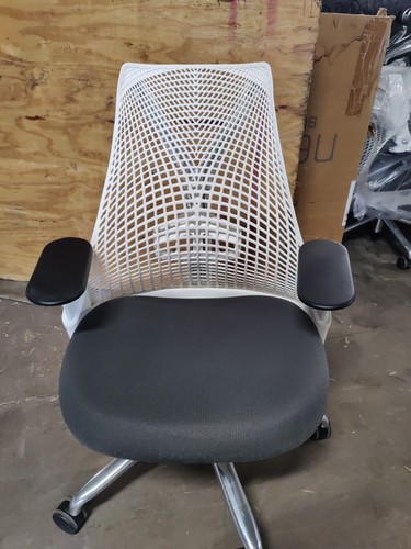 White sayl office desk chair - sayl,